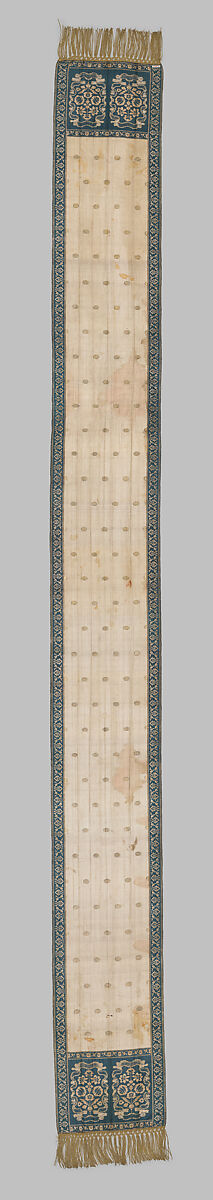 Sash, François Selimand (1778–1789), Silk and metal thread, Polish, Kobylka