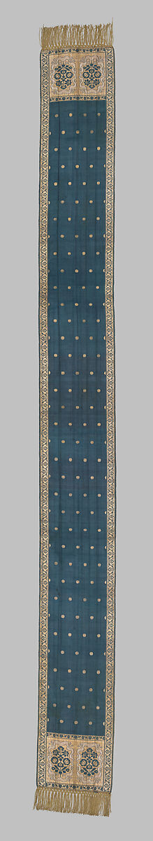 Sash, François Selimand (1778–1789), Silk and metal thread, Polish, Kobylka