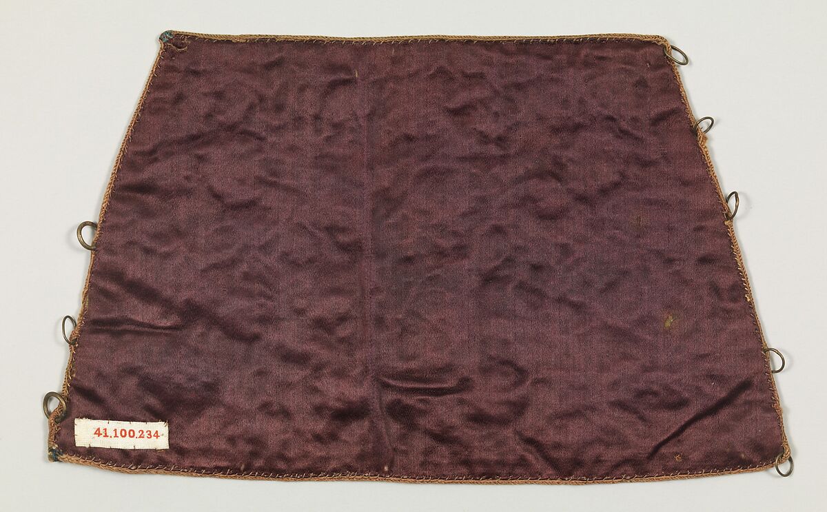 Liturgical cuff (Epimanikion), Silk, metal thread, and metal wire embroidery on a foundation of silk satin, Greek