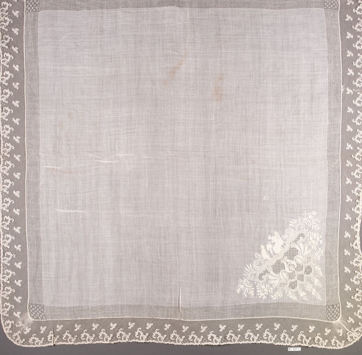Handkerchief, Linen, French