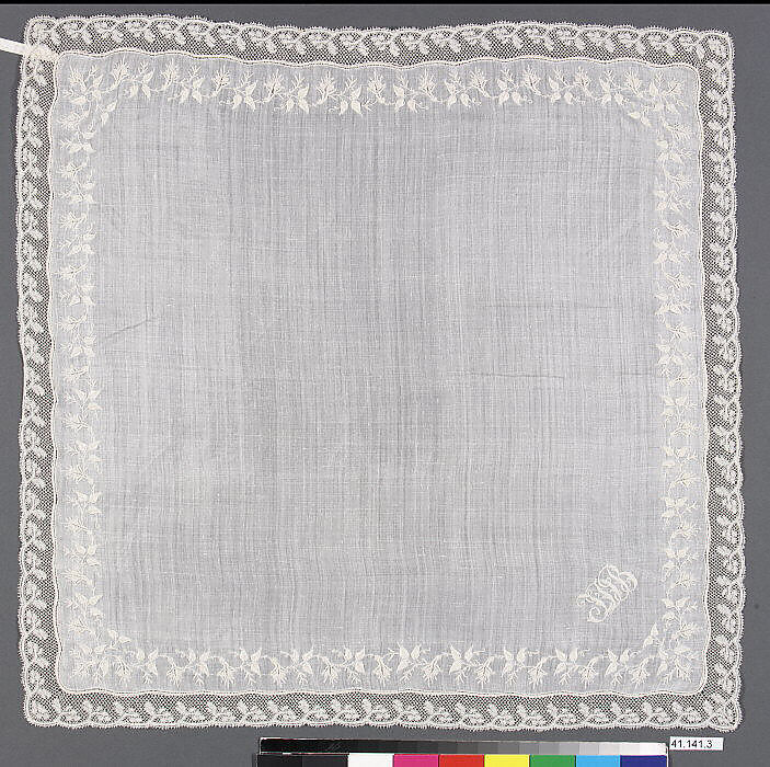 Handkerchief, probably French 