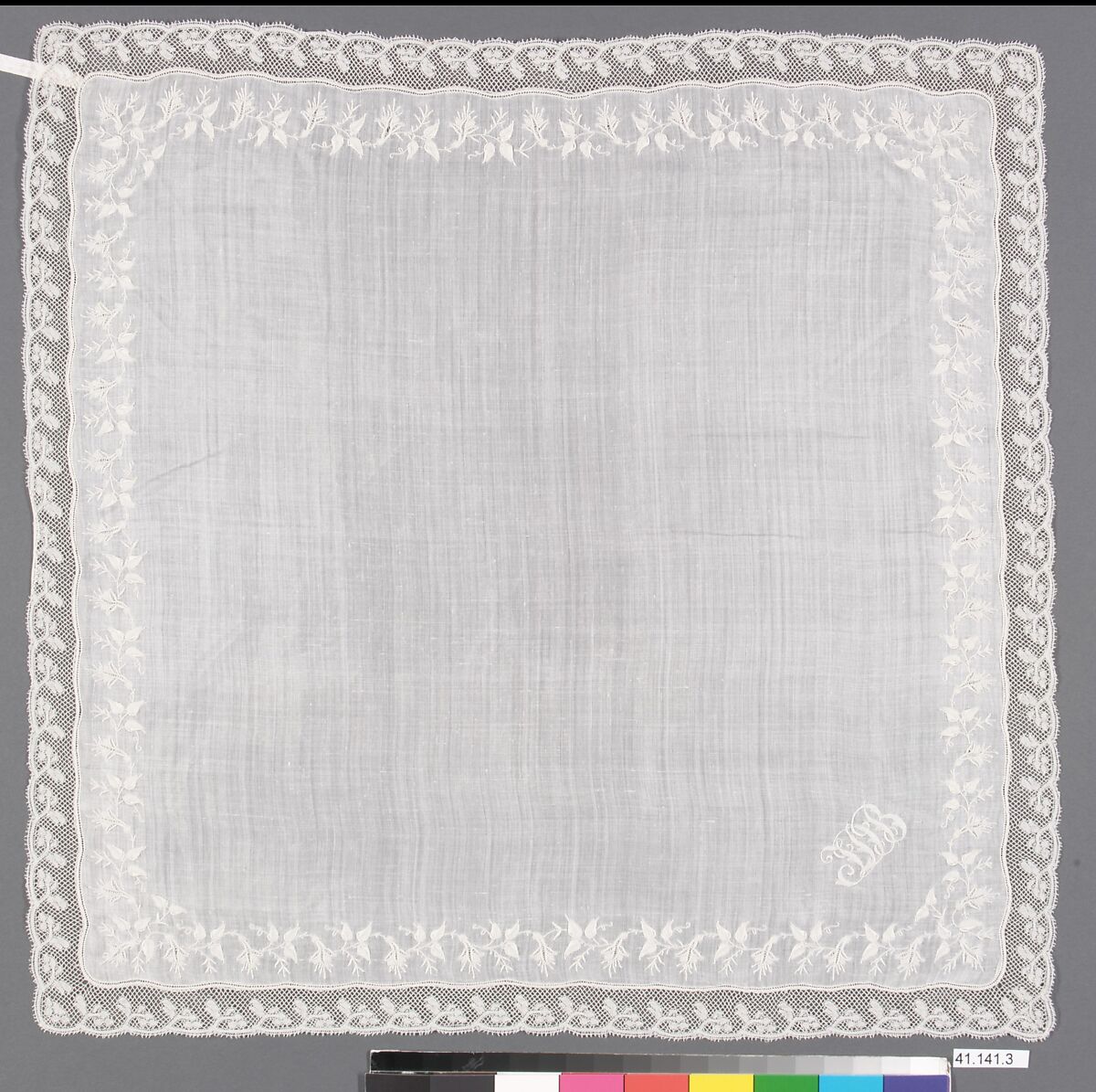 Handkerchief, probably French