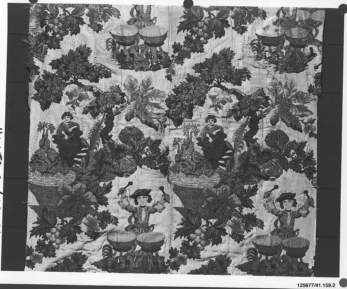 Strip, Silk and metal thread, Italian, Venice