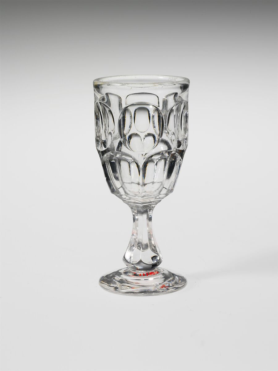Cordial, Pressed glass, American 