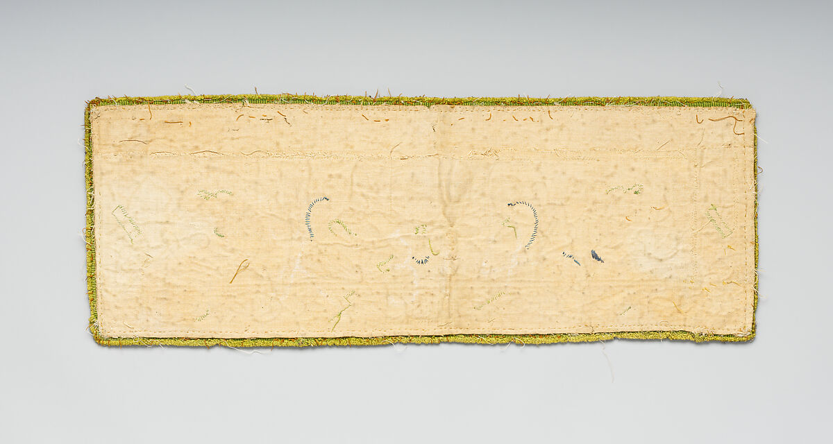 Apparel, Silk and metal thread, Spanish or Italian