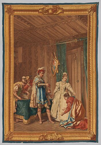 The Continence of Bayard from a set of The History of France