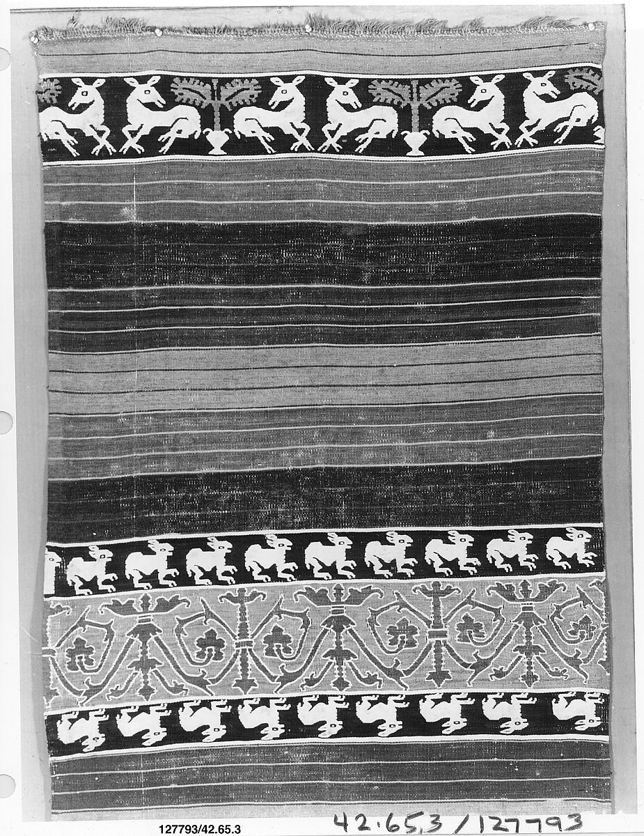 Panel, Linen and wool, Italian or Spanish 
