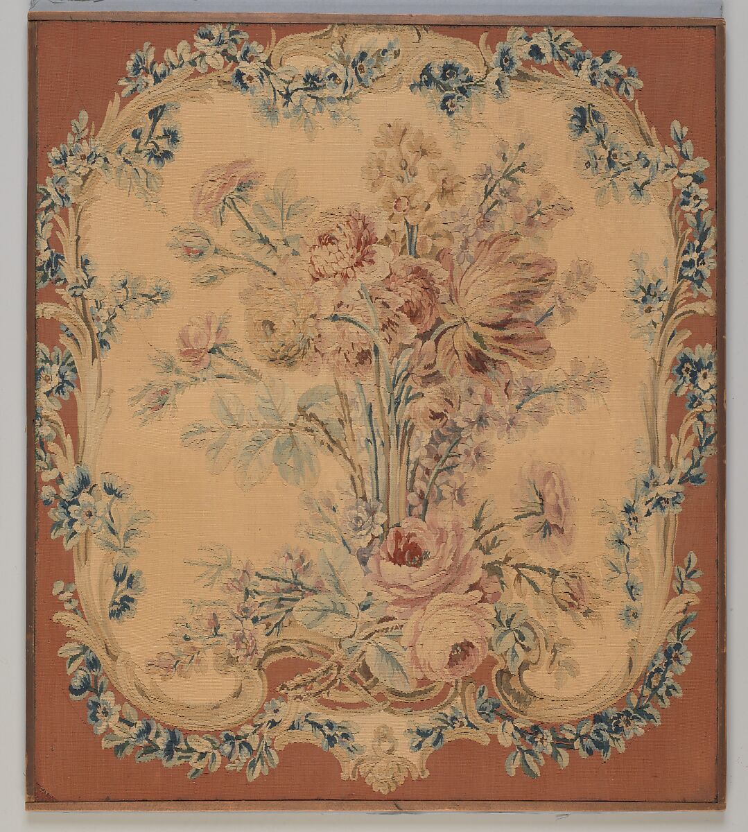 Pair of chair backs, Probably designed by Maurice Jacques (French, 1712–1784), Silk, wool (24-26 warps per inch, 9-11 per cm.), French, Paris 