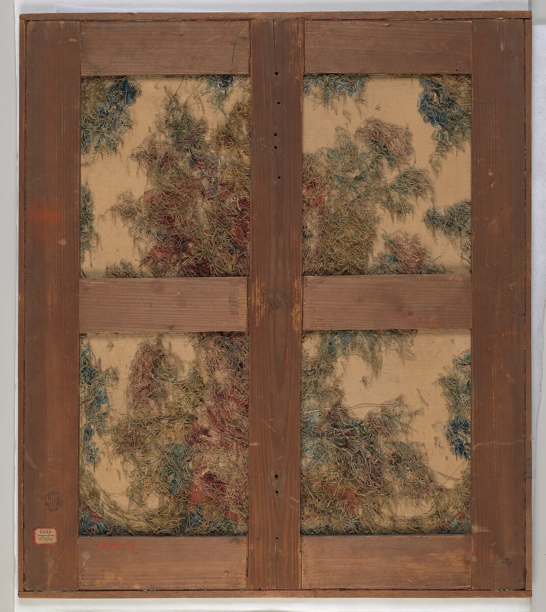 Pair of chair backs, Probably designed by Maurice Jacques (French, 1712–1784), Silk, wool (24-26 warps per inch, 9-11 per cm.), French, Paris