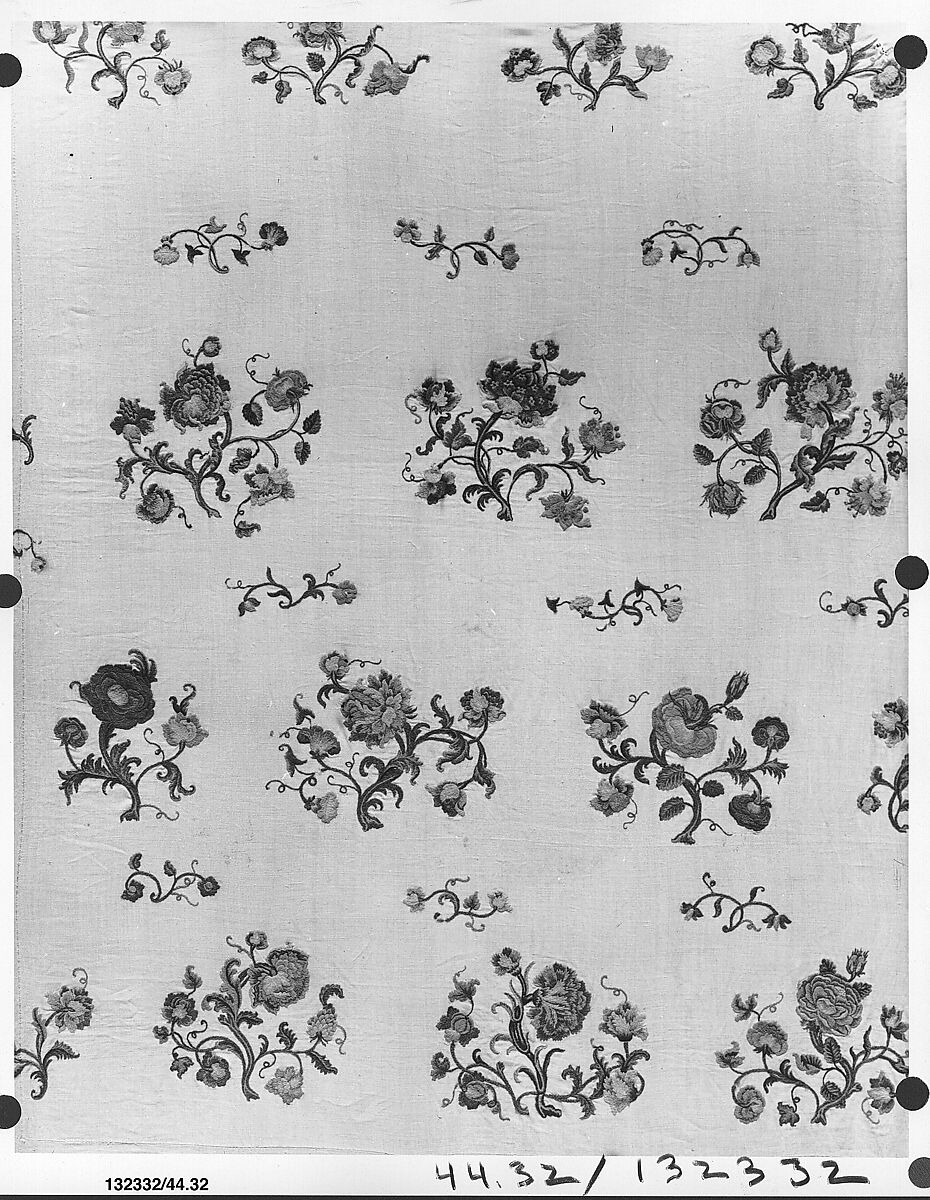Hanging, Wool on linen, French