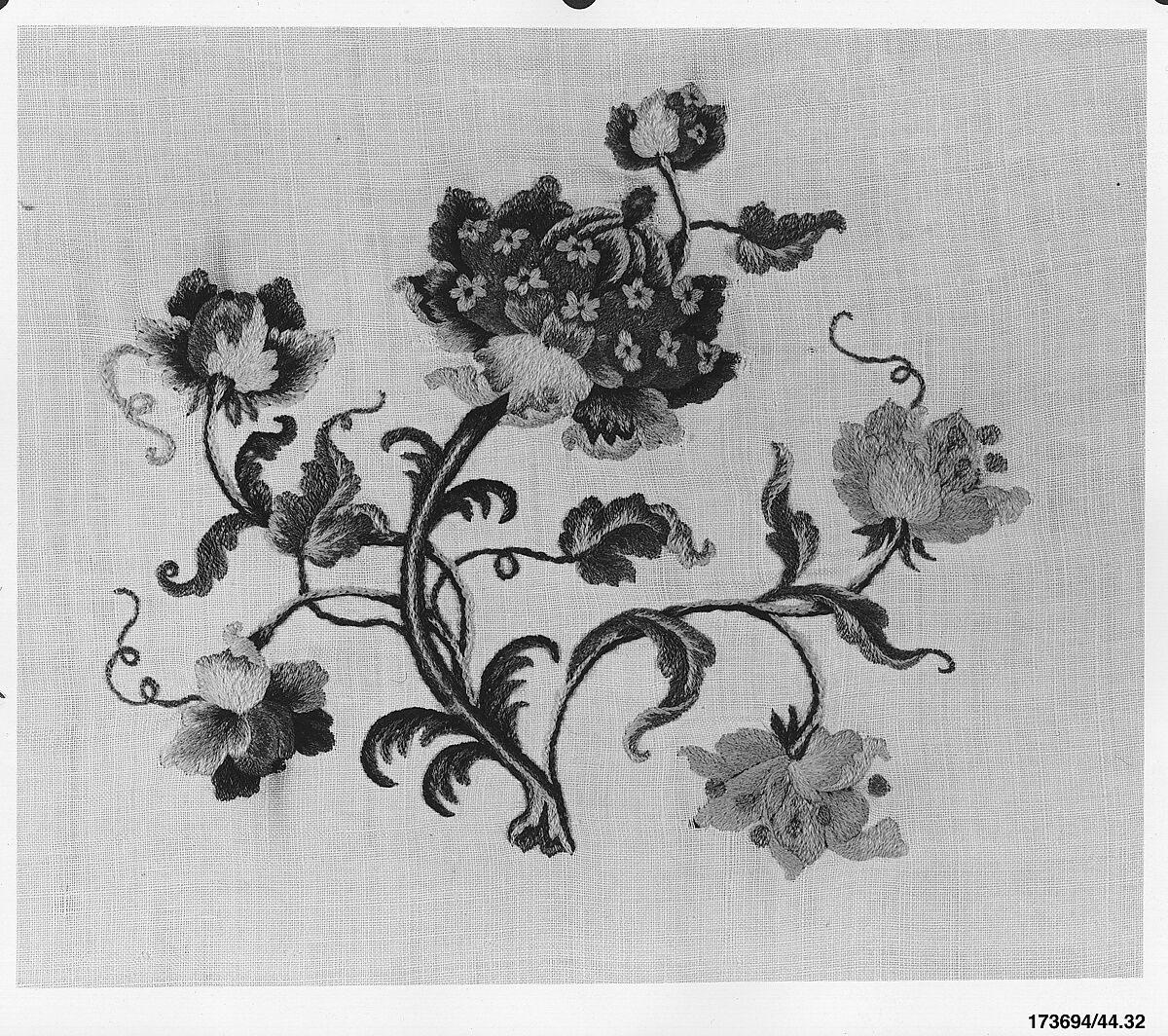 Hanging, Wool on linen, French