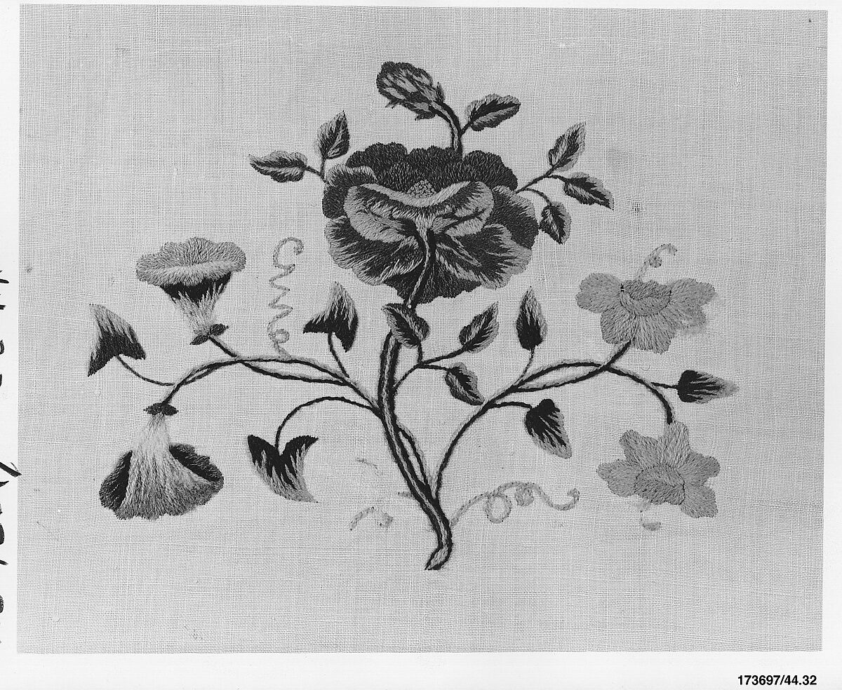 Hanging, Wool on linen, French