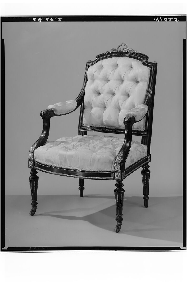 Armchair, Léon Marcotte (1824–1887), Maple, gilt bronze, American