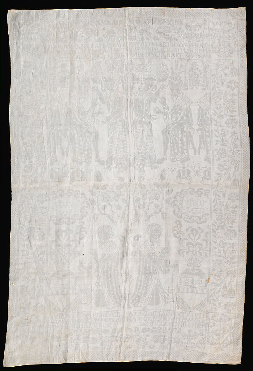 Napkin, Possibly made in the Workshop of Quirijn Damast, Linen, Dutch, Haarlem 