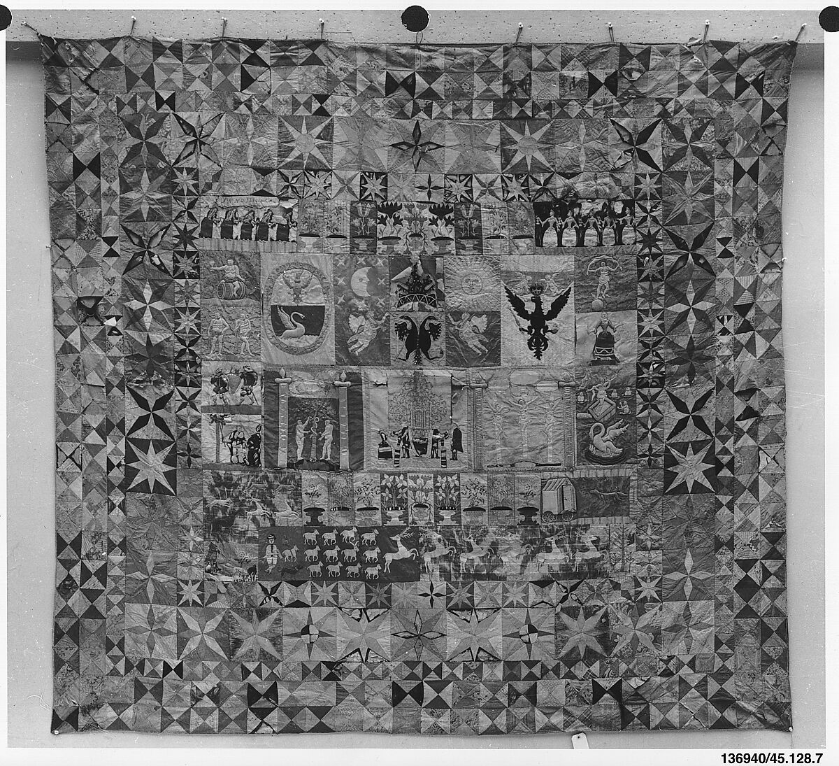 Cover, Silk, Prussian