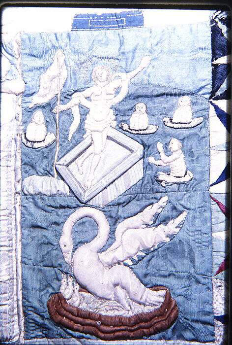 Cover, Silk, Prussian