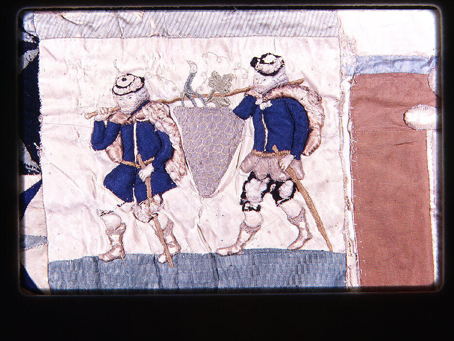 Cover, Silk, Prussian