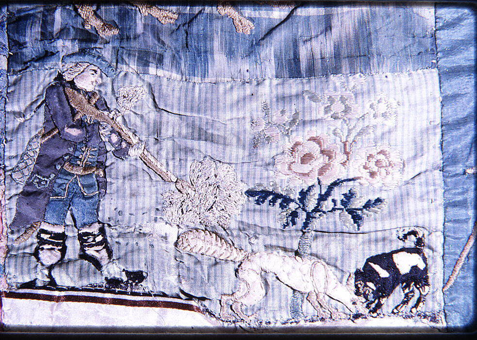 Cover, Silk, Prussian