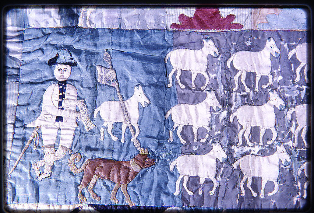 Cover, Silk, Prussian