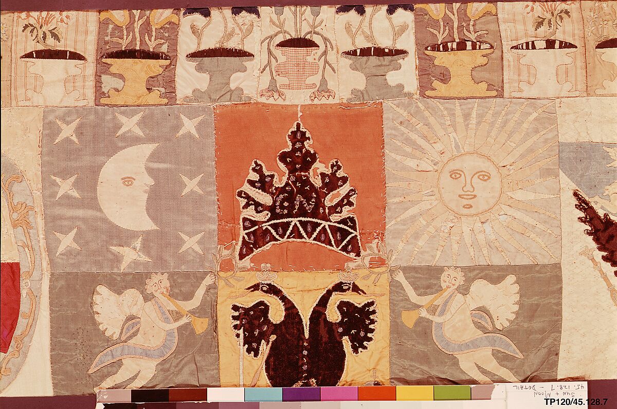 Cover, Silk, Prussian