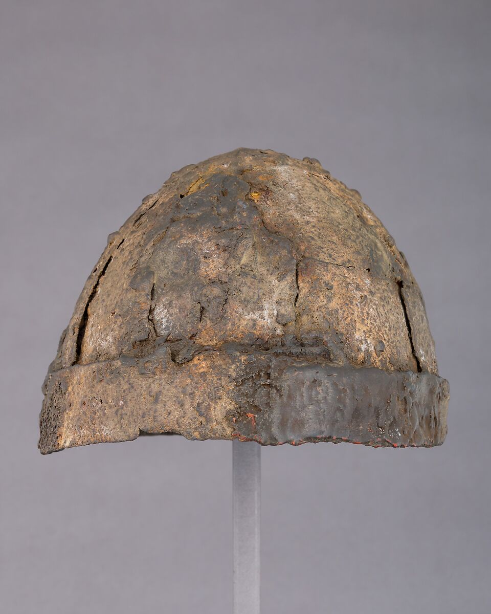 Helmet (Shokakutsuki Kabuto), Bronze, Japanese