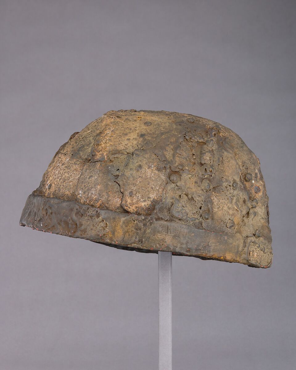Helmet (Shokakutsuki Kabuto), Bronze, Japanese