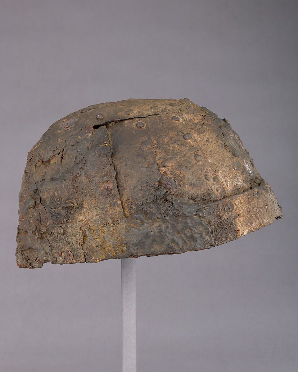 Helmet (Shokakutsuki Kabuto), Bronze, Japanese