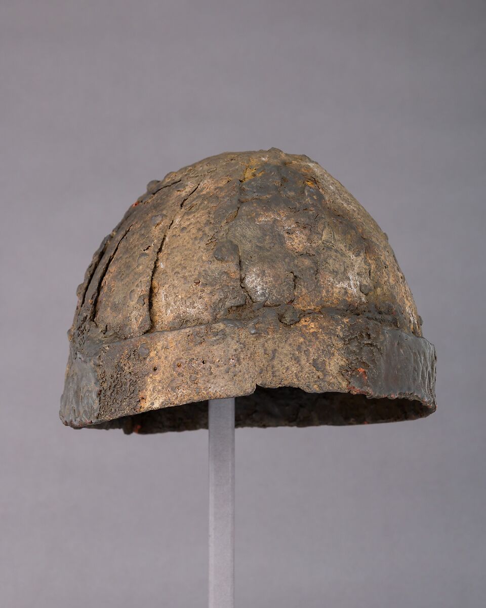 Helmet (Shokakutsuki Kabuto), Bronze, Japanese 