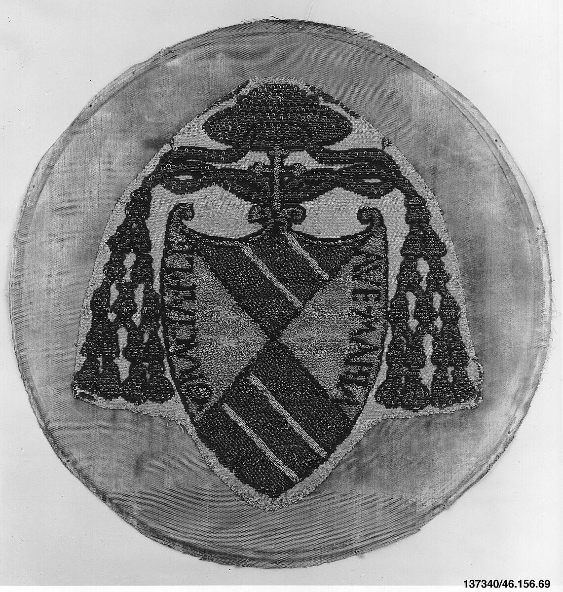Piece, Silk and metal thread, Spanish 
