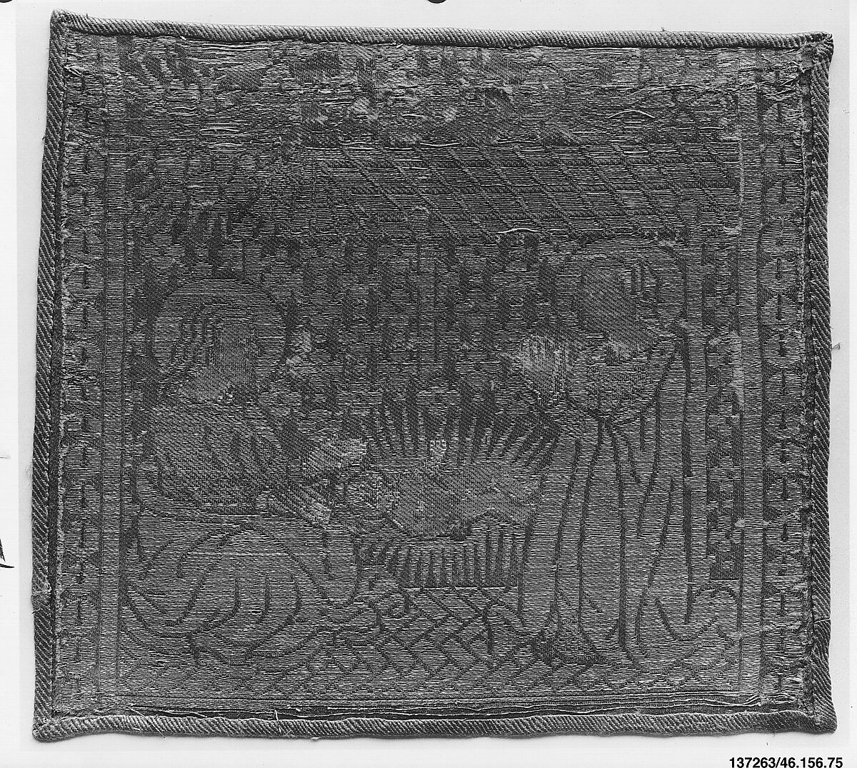 Part of an orphrey, Silk and metal thread, Italian, Florence or Siena 