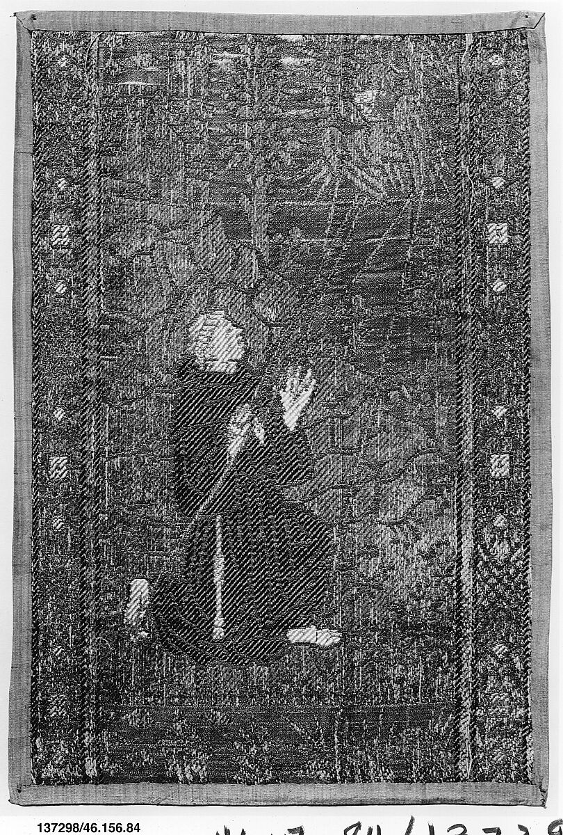 Part of an orphrey, Silk and metal thread, Italian, Florence