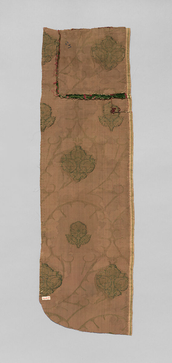 Piece, Silk and metal thread, Italian, Venice or Genoa