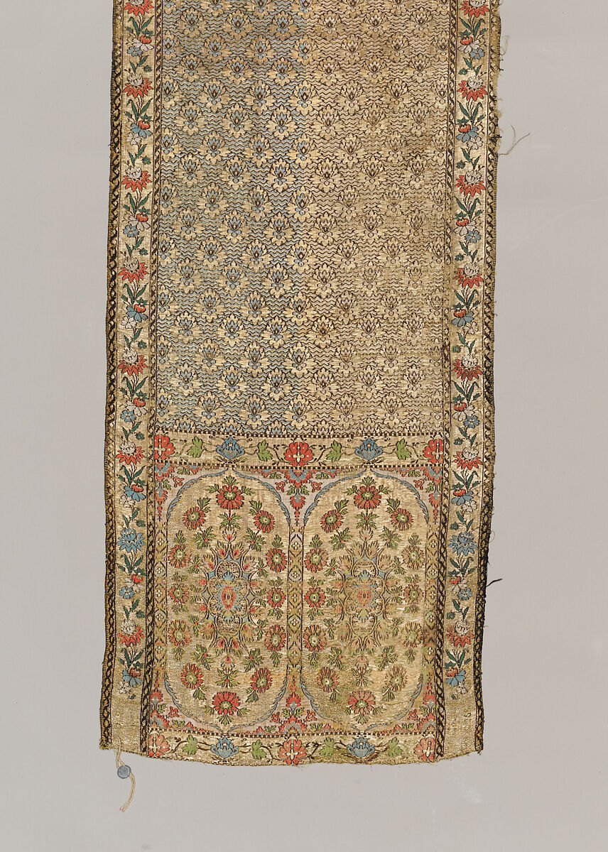 Sash, Francis Maslowski, Silk and metal thread, Polish, Cracow
