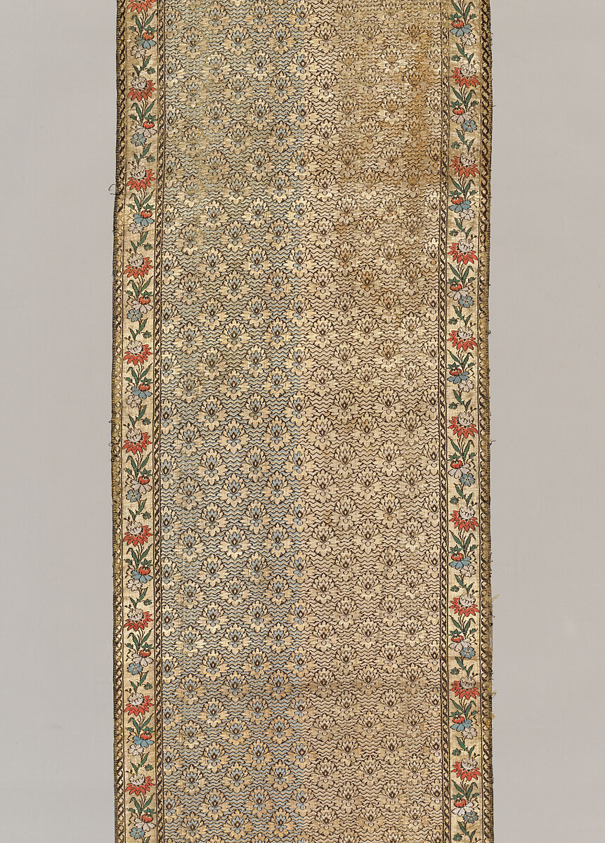 Sash, Francis Maslowski, Silk and metal thread, Polish, Cracow