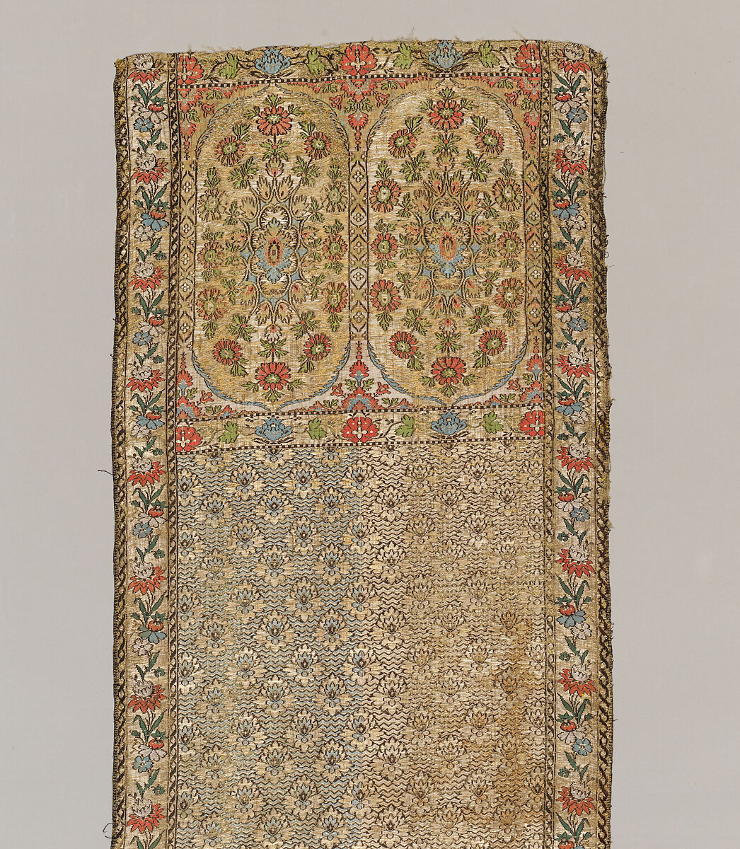 Sash, Francis Maslowski, Silk and metal thread, Polish, Cracow
