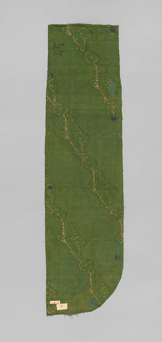 Piece, Silk and metal thread, Italian, Venice