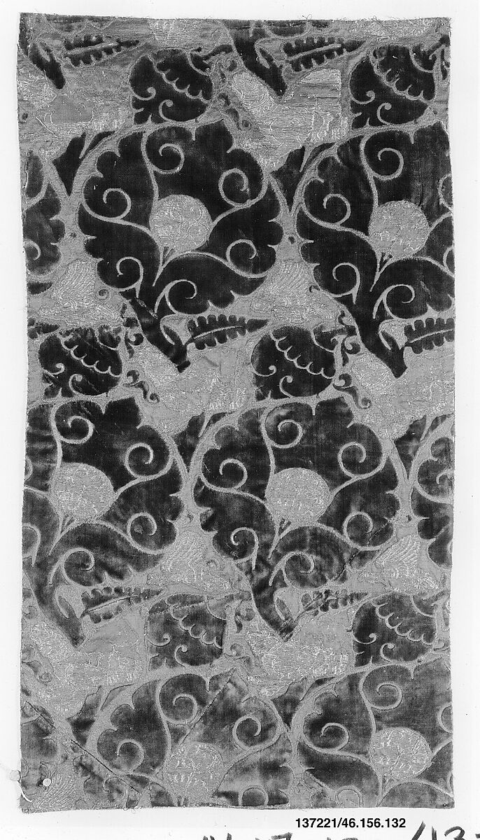 Piece, Silk and metal thread, Italian, Venice