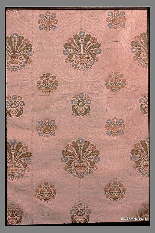 Panel, Silk, Italian, Venice 