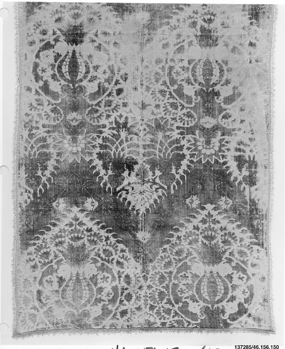 Panel, Silk, Italian, Venice 