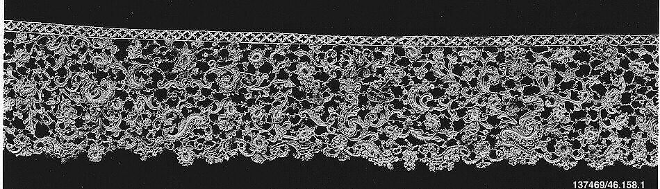 Border, Needle lace, Italian 
