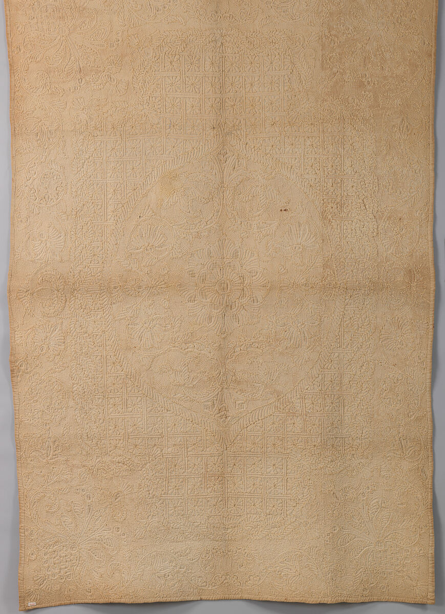 Quilt, Cotton or linen, British or Spanish