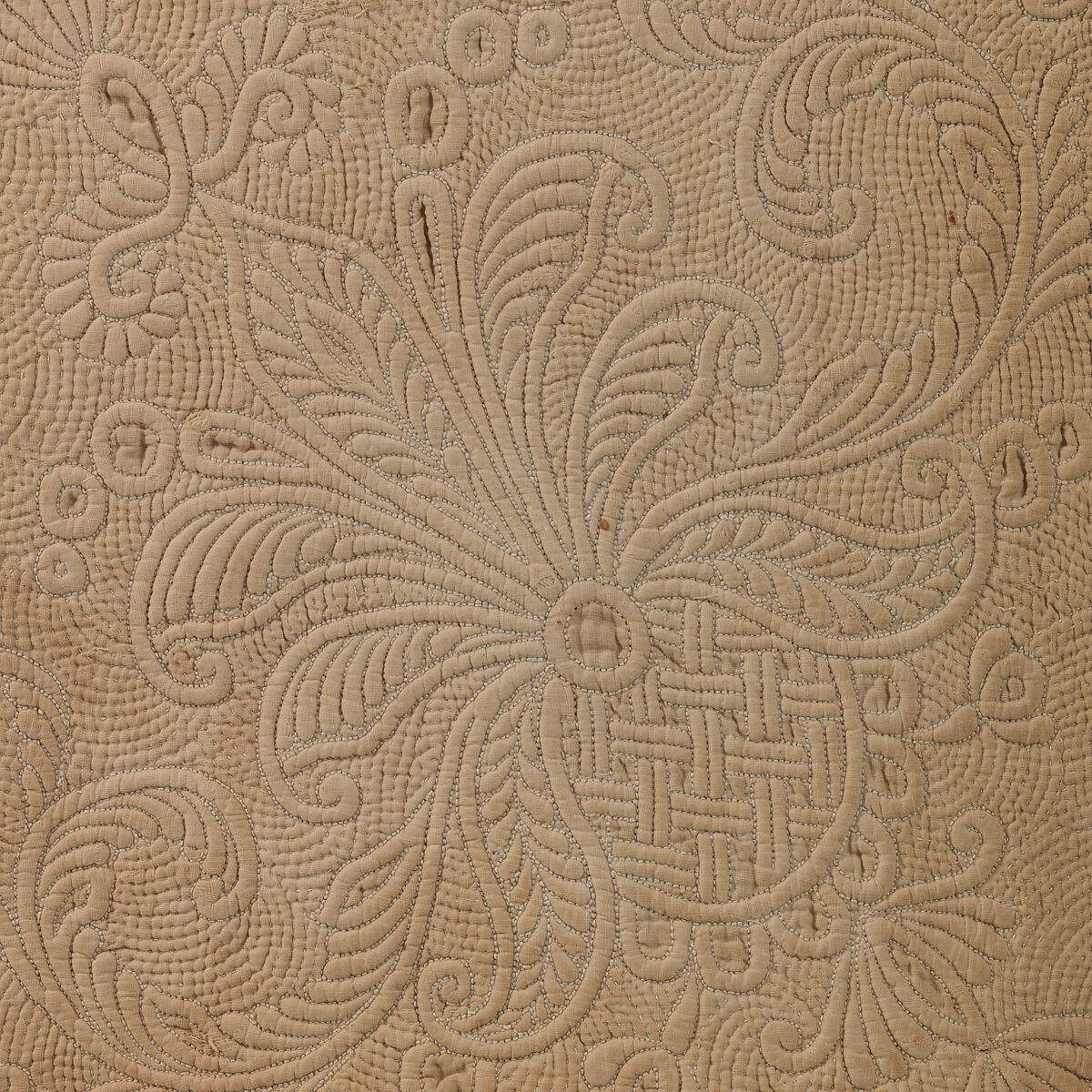 Quilt, Cotton or linen, British or Spanish