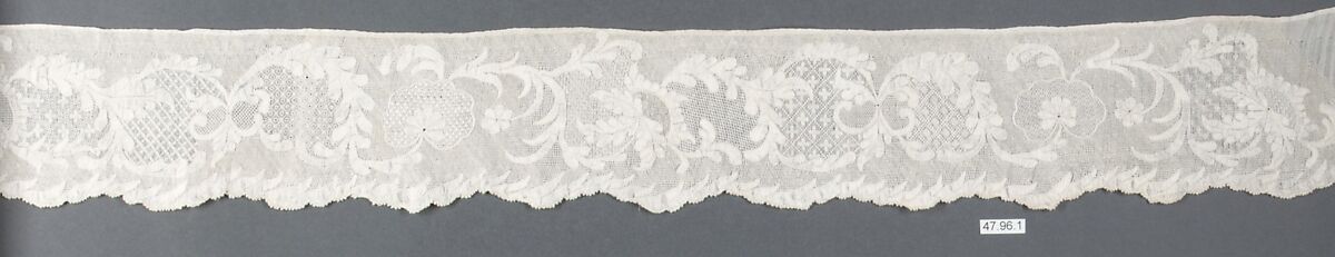 Strip, Linen, drawnwork, French or Danish