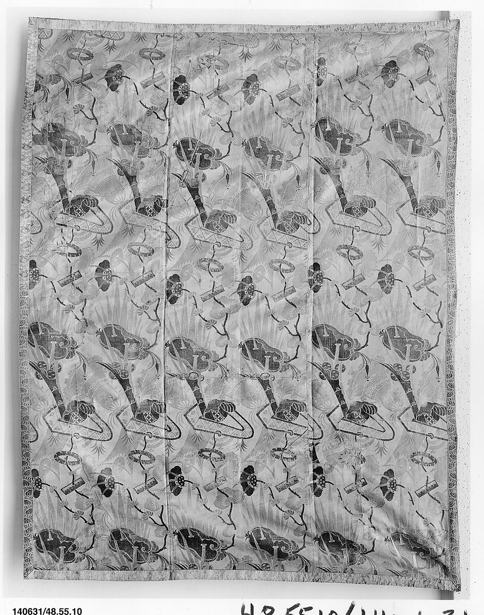 Panel, Silk and metal thread, Italian, Venice