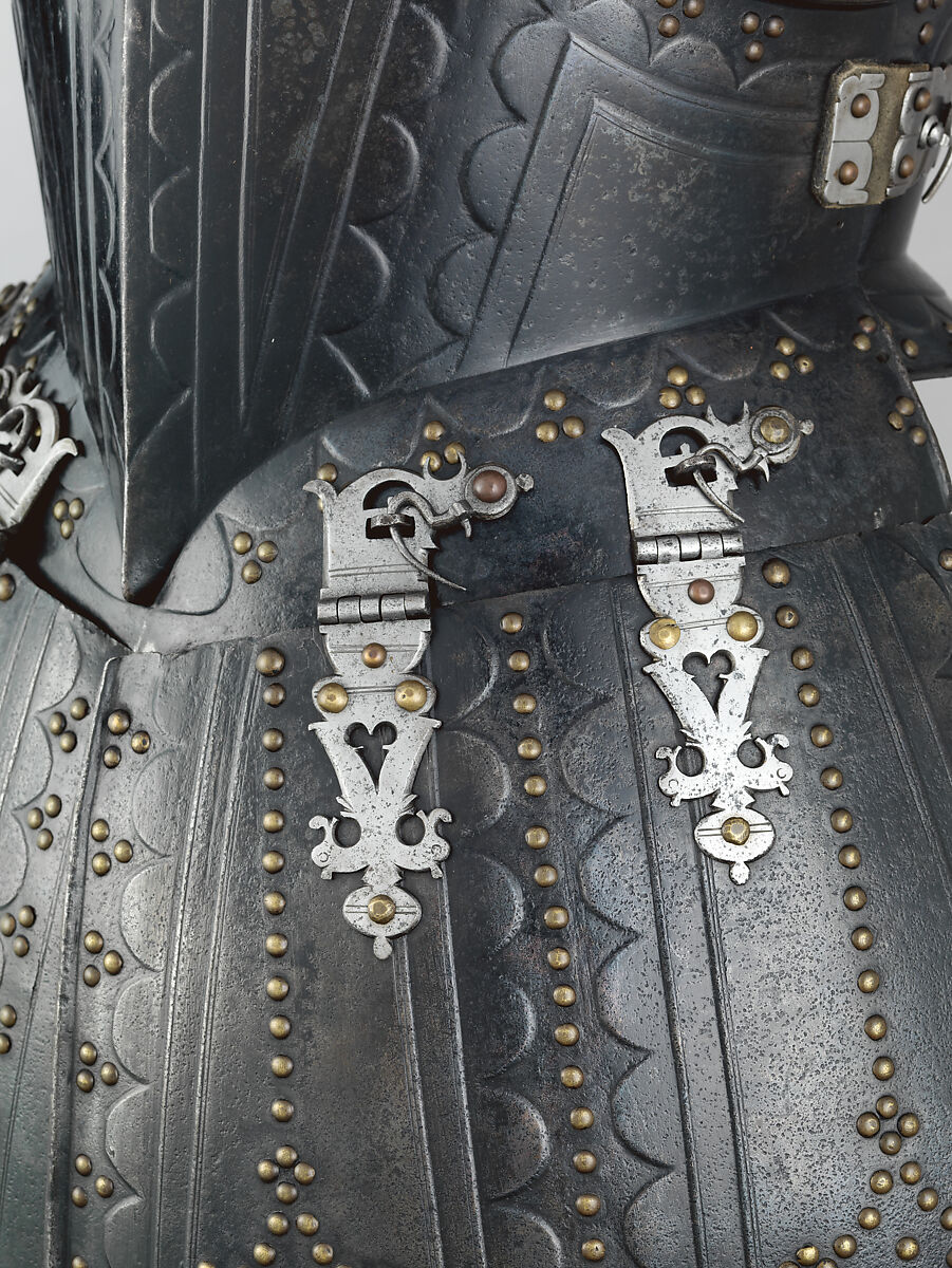 Pikeman’s Armor, Steel, brass, British, probably Greenwich or London