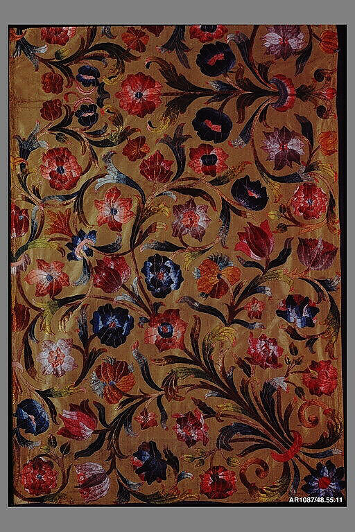 Cover, Silk on silk, Portuguese or Spanish 