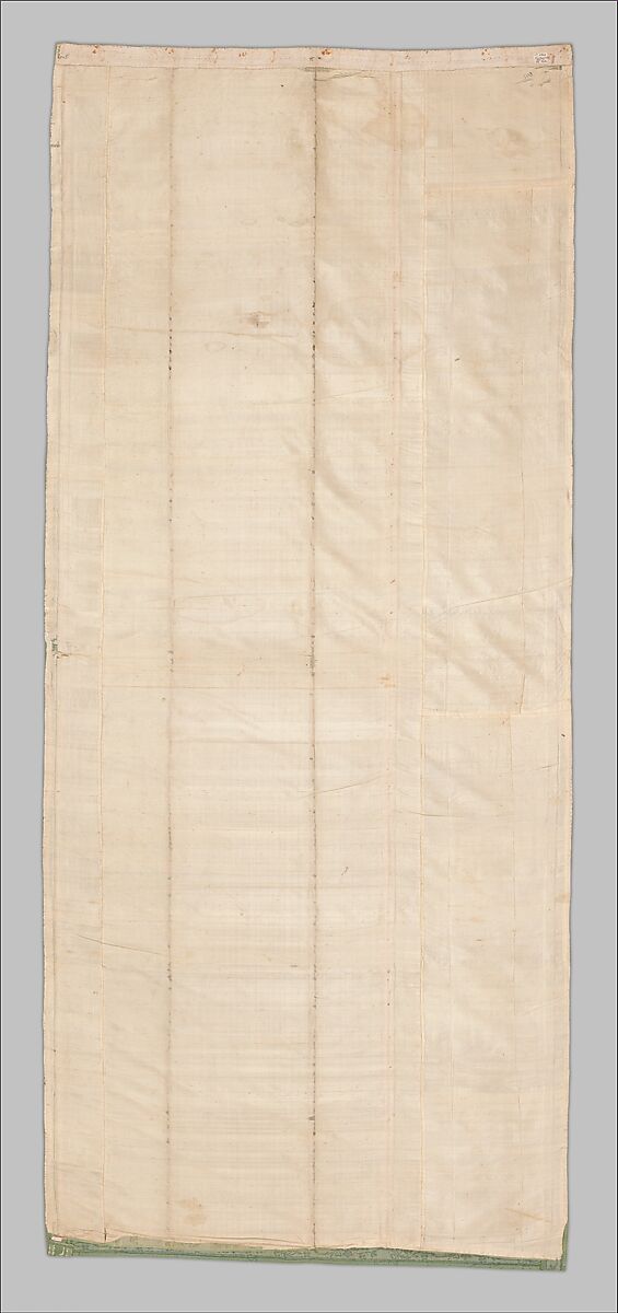 Panel with mythological scenes, Silk, French, probably Lyon