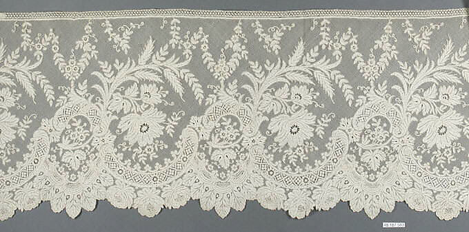 Border, Bobbin lace, French 