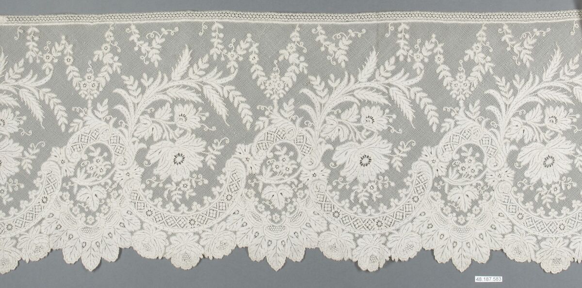 Border, Bobbin lace, French
