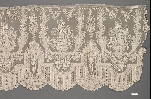 Border, Needle lace, point d’Alençon, French